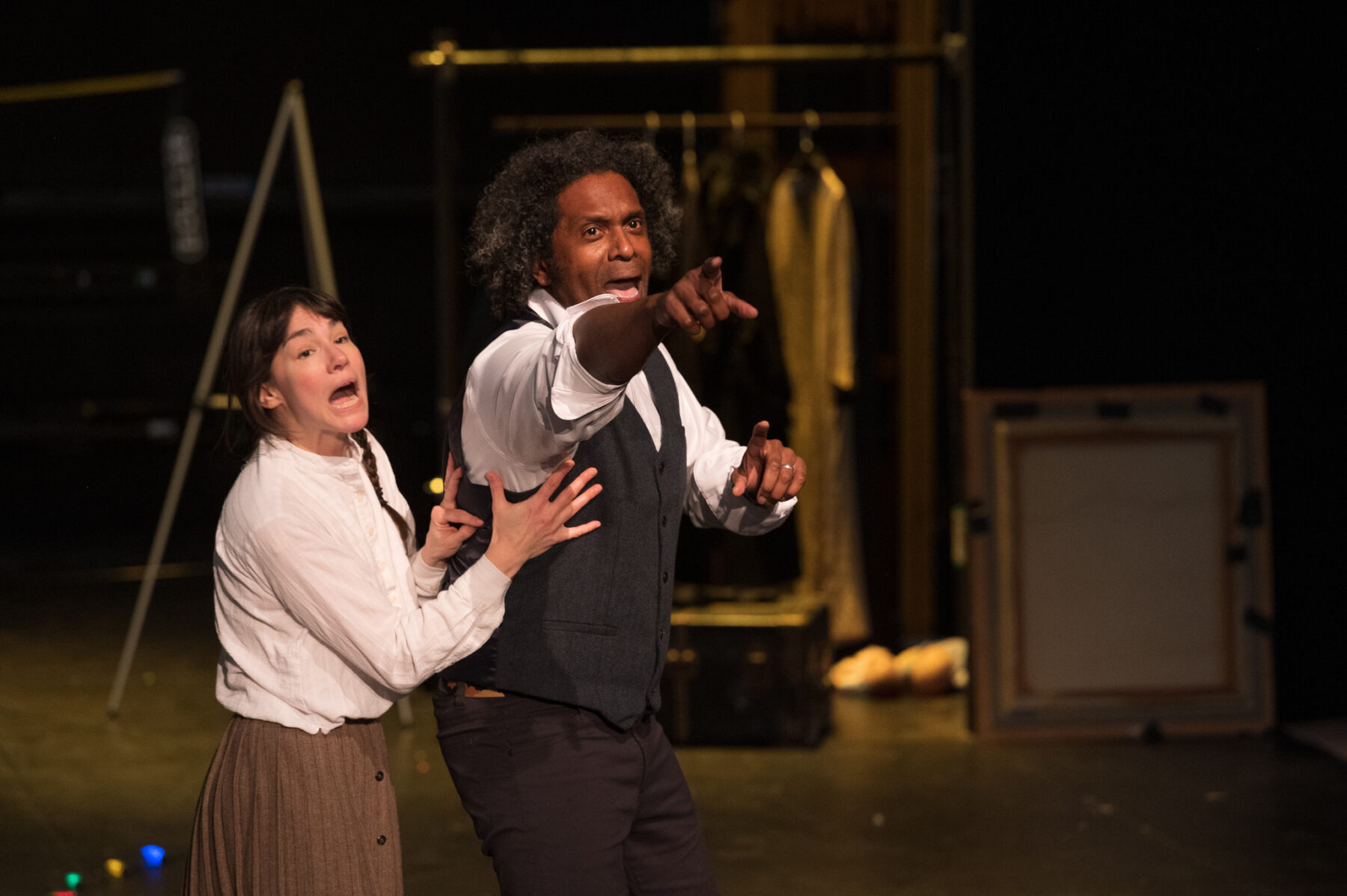 Sarah Gliko and Lindsay Smilin during a November 2021 workshop. Photo by Johanna Austin